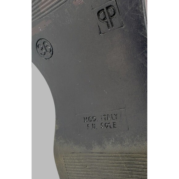 Retro Vibe Italian Floral Embroidered Corduroy Fairycore Boho Chunky Clogs 36  6 - Picture 7 of 16